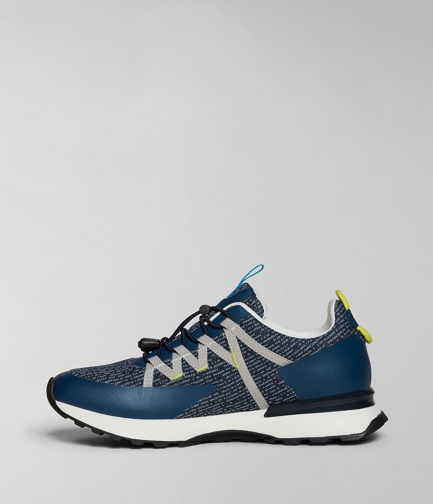 Napapijri Valley Trainers Sportschoenen Heren Donkerblauw | HSOQBTI-08