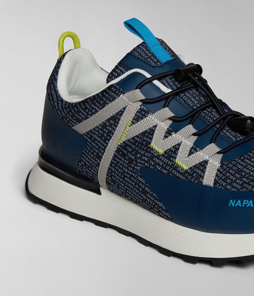 Napapijri Valley Trainers Sportschoenen Heren Donkerblauw | HSOQBTI-08