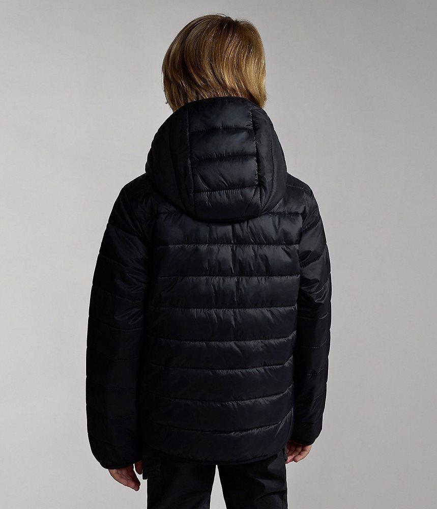 Napapijri Verna Puffer Jacket (4-16 YEARS) Regenjassen Kinderen Zwart | XTPHORW-04